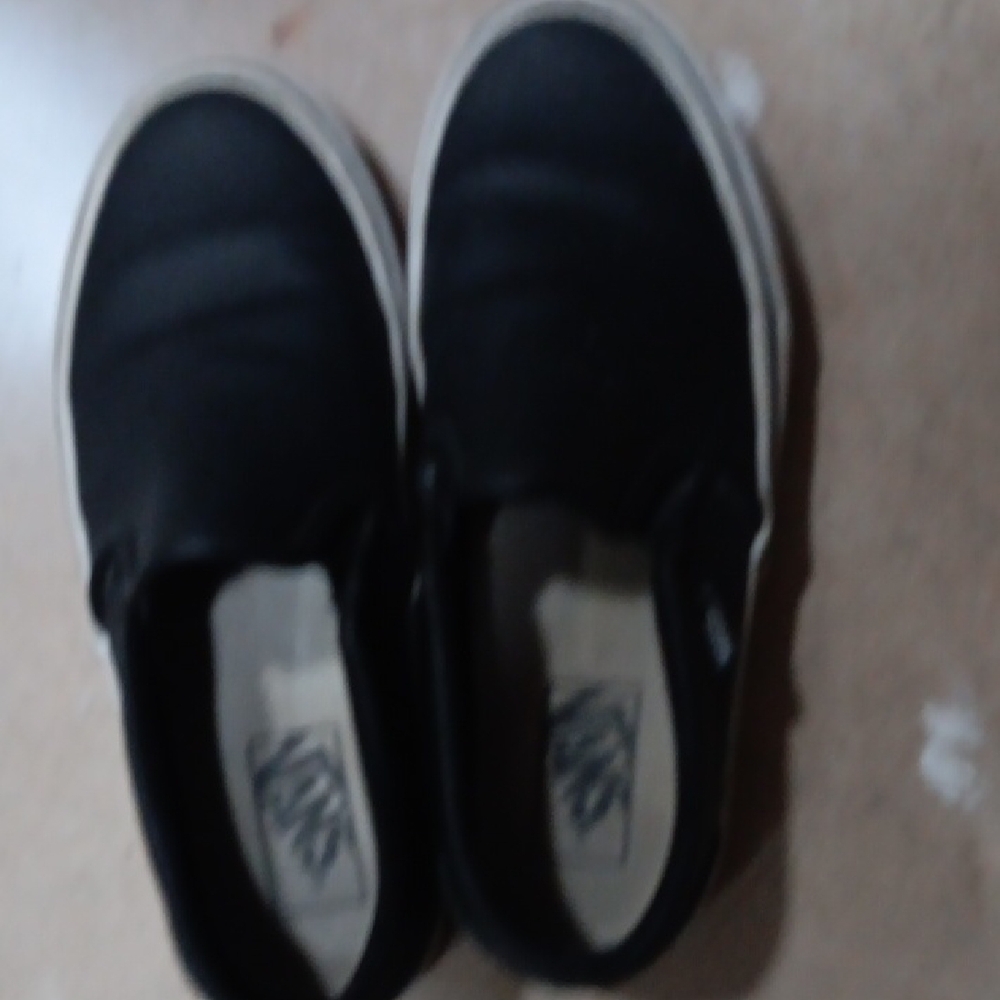 Vans Black Womens, Kids Sneakers Slip Ons